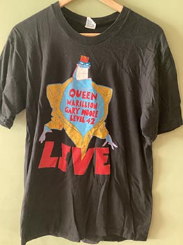 T-Shirt: Live - We Will Rock You (front) - June-July 1986